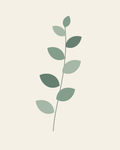 Eucalyptus Air — Botanical Digital Art — clean vector edition printable up to 40 inches