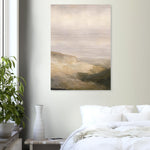 Amber Earth atmospheric abstract artwork printed on brushed aluminium — product image 12