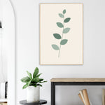 Olive Sprig minimalist botanical framed wall art with olive and sage leaves — product image 28