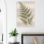 Amber Fern botanical wall art printed on brushed aluminium — product image 13