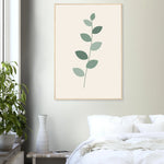 Olive Sprig minimalist botanical framed wall art with olive and sage leaves — product image 27