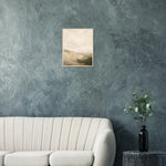 Earthtone Stillness neutral abstract framed wall art in warm earthy tones — product image 7
