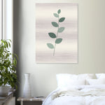 Eucalyptus Spray sage botanical wall art printed on brushed aluminium — product image 12