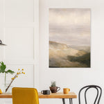 Amber Earth atmospheric abstract artwork printed on brushed aluminium — product image 14