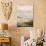 Amber Earth atmospheric abstract artwork printed on brushed aluminium — product image 11