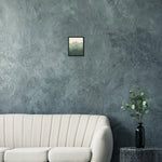 Mistbound Mountains sage green mountain and forest framed landscape art — product image 9