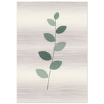 Eucalyptus Spray sage botanical wall art printed on brushed aluminium — product image 6