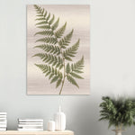 Amber Fern botanical wall art printed on brushed aluminium — product image 9