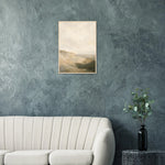 Earthtone Stillness neutral abstract framed wall art in warm earthy tones — product image 15