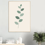 Olive Sprig minimalist botanical framed wall art with olive and sage leaves — product image 24