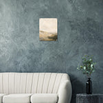 Earthtone Horizon soft neutral landscape artwork on glossy acrylic — product view 5