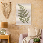Amber Fern botanical wall art printed on brushed aluminium — product image 11