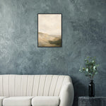 Earthtone Stillness neutral abstract framed wall art in warm earthy tones — product image 13