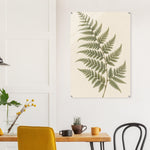 Soft Fern delicate green botanical artwork on glossy acrylic — product view 14