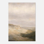 Amber Earth atmospheric abstract artwork printed on brushed aluminium — product image 7
