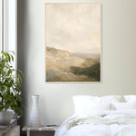 Earthtone Stillness neutral abstract framed wall art in warm earthy tones — product image 27