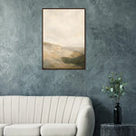 Earthtone Stillness neutral abstract framed wall art in warm earthy tones — product image 17