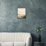 Earthtone Stillness neutral abstract framed wall art in warm earthy tones — product image 16