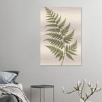 Amber Fern botanical wall art printed on brushed aluminium — product image 8
