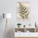 Amber Fern botanical wall art printed on brushed aluminium — product image 10