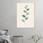 Olive Sprig minimalist botanical framed wall art with olive and sage leaves — product image 23