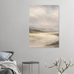 Amber Horizon neutral landscape printed on brushed aluminium — product image 8