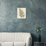 Amber Botanicals green and amber botanical framed wall art — product image 5