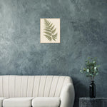 Amber Botanicals green and amber botanical framed wall art — product image 7