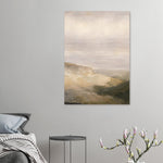 Amber Earth atmospheric abstract artwork printed on brushed aluminium — product image 8