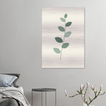 Eucalyptus Spray sage botanical wall art printed on brushed aluminium — product image 8