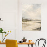 Sage Stone Valley beige stone and sage landscape artwork on glossy acrylic — product view 14