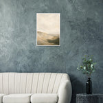Earthtone Stillness neutral abstract framed wall art in warm earthy tones — product image 8
