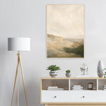 Earthtone Stillness neutral abstract framed wall art in warm earthy tones — product image 25