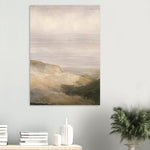 Amber Earth atmospheric abstract artwork printed on brushed aluminium — product image 9