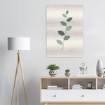 Eucalyptus Spray sage botanical wall art printed on brushed aluminium — product image 10