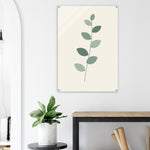 Eucalyptus Leaf soft sage botanical artwork on glossy acrylic — product view 13