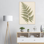 Amber Botanicals green and amber botanical framed wall art — product image 25