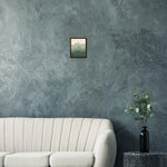 Mistbound Mountains sage green mountain and forest framed landscape art — product image 20