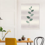 Eucalyptus Spray sage botanical wall art printed on brushed aluminium — product image 14