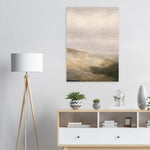 Amber Earth atmospheric abstract artwork printed on brushed aluminium — product image 10