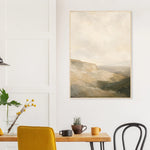 Earthtone Stillness neutral abstract framed wall art in warm earthy tones — product image 29