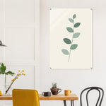 Eucalyptus Leaf soft sage botanical artwork on glossy acrylic — product view 14