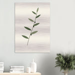 Olive Branch botanical wall art printed on brushed aluminium — product image 9